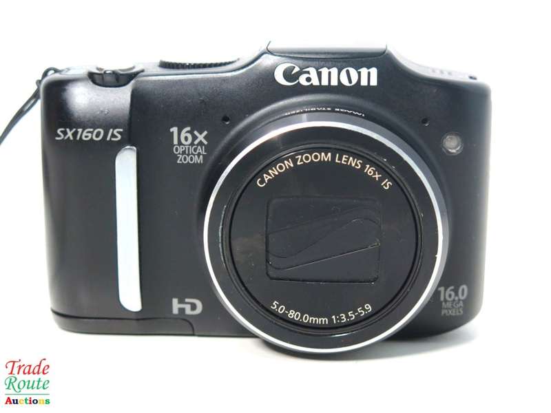 Canon PowerShot SX160 IS 16.0 MP Digital Camera with 16x Wide-Angle Optical Image Stabilized Zoom