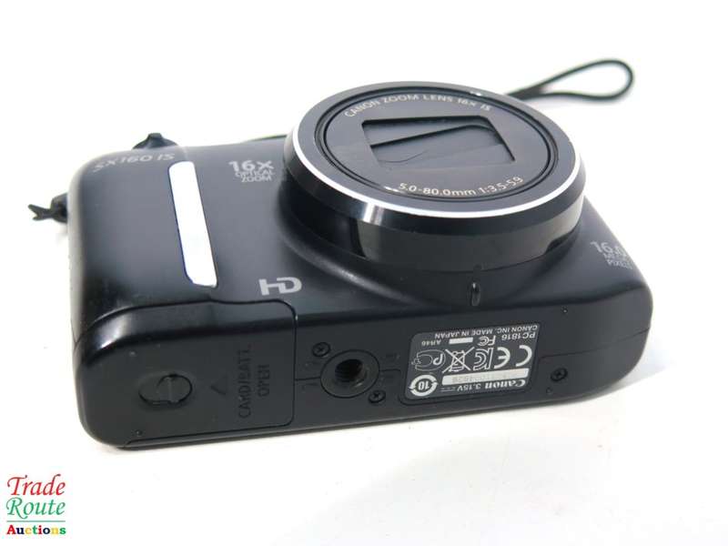 Canon PowerShot SX160 IS 16.0 MP Digital Camera with 16x Wide-Angle Optical Image Stabilized Zoom
