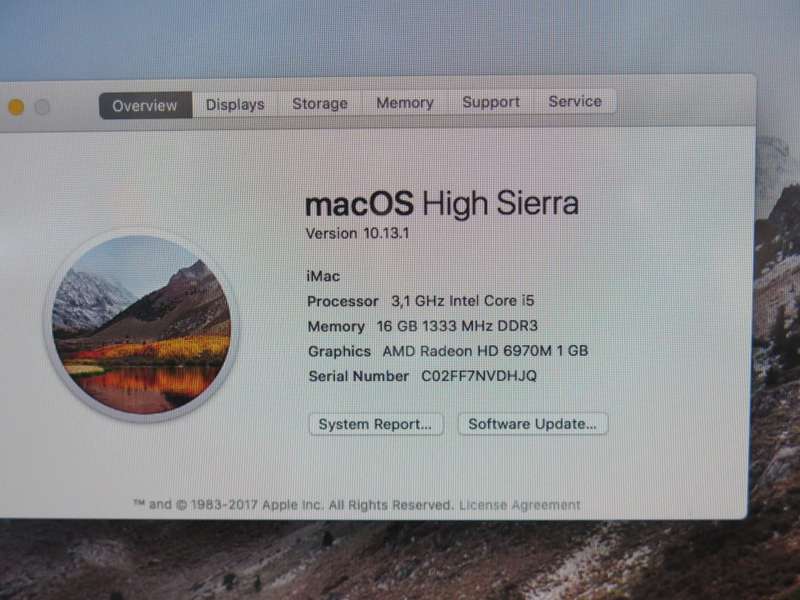 Apple iMAC | 27 INCH | Core i5 3.1 GHz | 16GB RAM | 1TB HDD *All In One Desktop*AMD Radeon Graphics