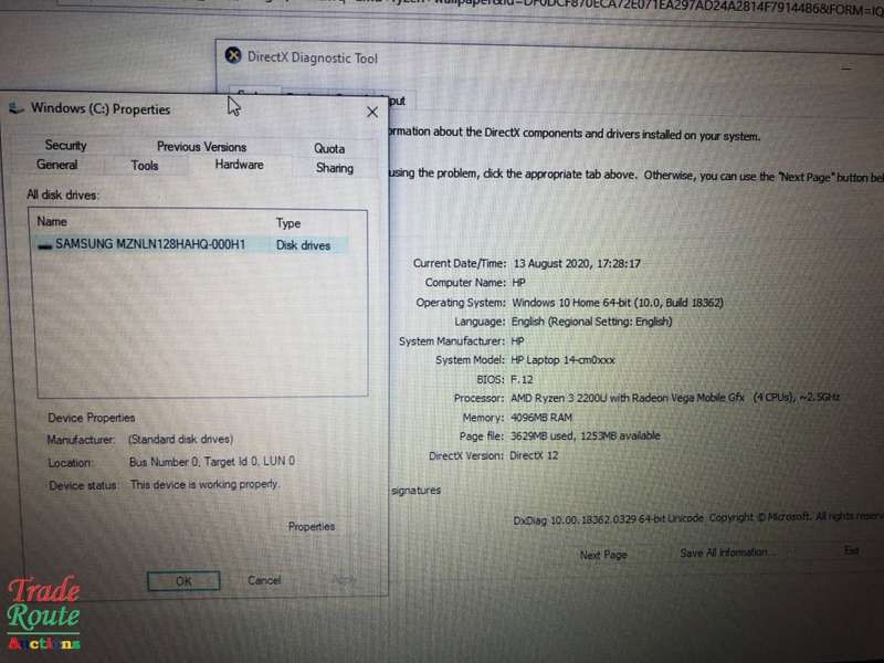 HP AMD RYZEN Gaming Laptop 14-CM0XXX |4GB RAM | 128GB SSD