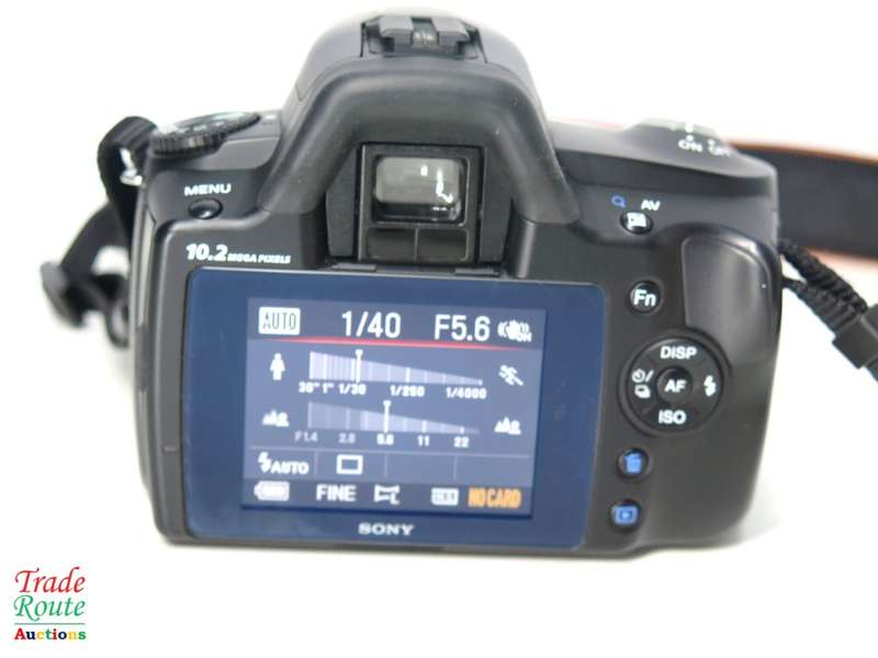 SONY ALPHA A230 DSLR DIGITAL CAMERA + 18-55 SONY LENS KIT