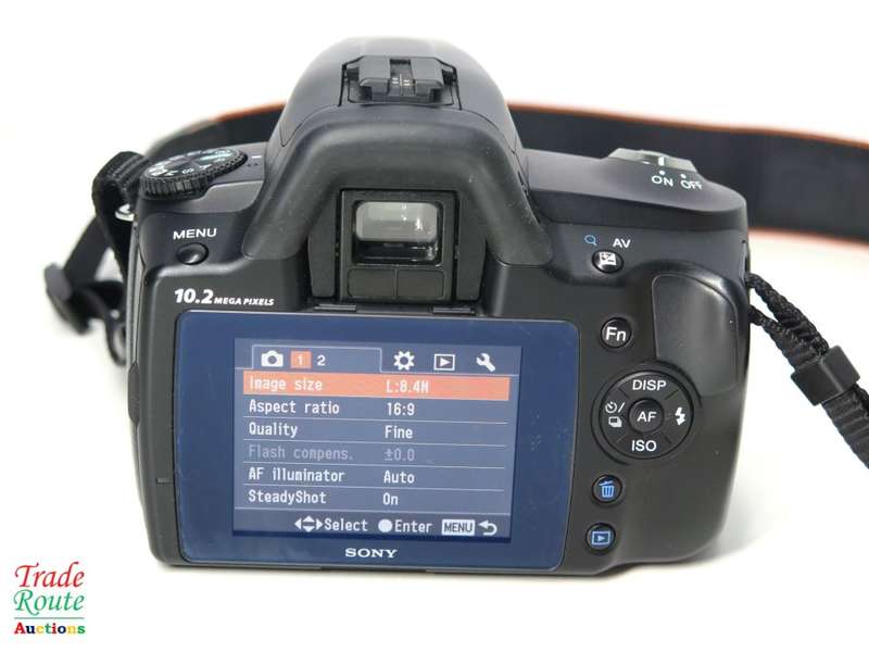 SONY ALPHA A230 DSLR DIGITAL CAMERA + 18-55 SONY LENS KIT