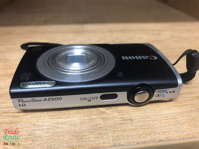 Canon PowerShot A2500 16MP Digital Camera with 5x Optical IS Zoom with 2.7-Inch LCD (BLACK)