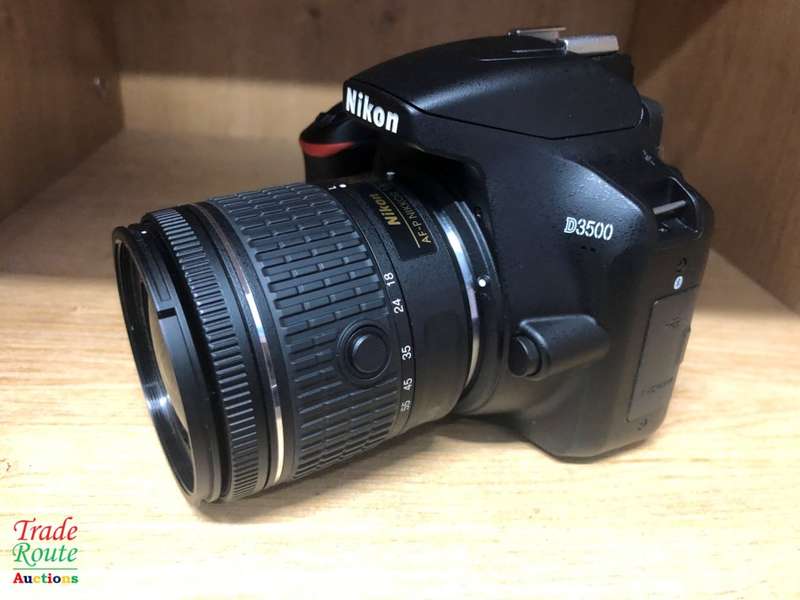 Nikon D3500 24.2 MP CMOS Digital SLR Camera body + Nikon AF-P 18-55 VR Lens Kit