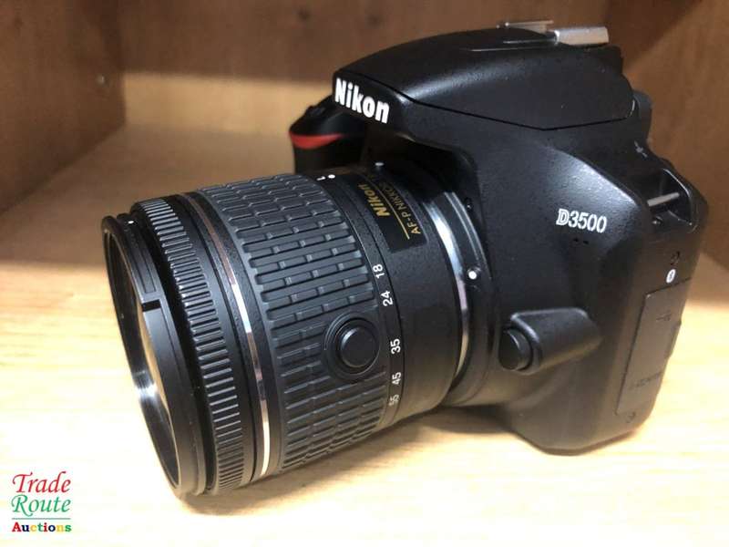 Nikon D3500 24.2 MP CMOS Digital SLR Camera body + Nikon AF-P 18-55 VR Lens Kit