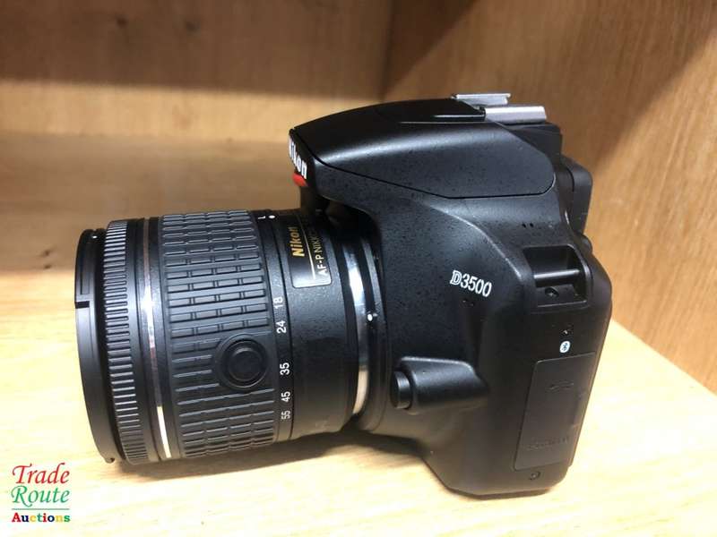 Nikon D3500 24.2 MP CMOS Digital SLR Camera body + Nikon AF-P 18-55 VR Lens Kit
