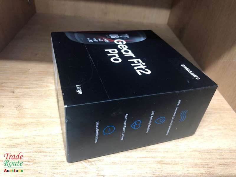 BOXED / RED / LARGE - Samsung Gear Fit2 Pro Watch Fitness Tracker Large SM-R365 GPS Sports Band
