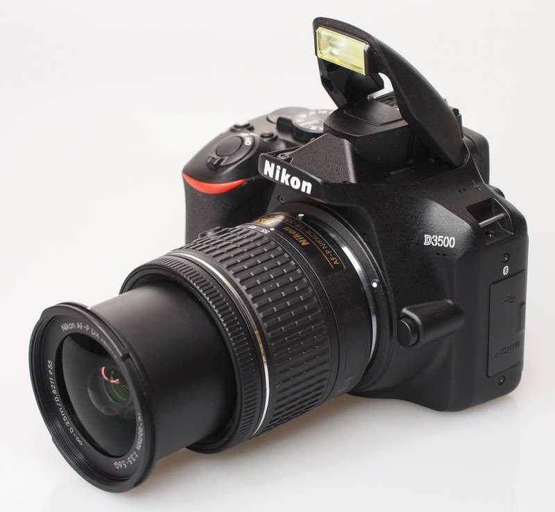 Nikon D3500 24.2 MP CMOS Digital SLR Camera body + Nikon AF-P 18-55 VR Lens Kit