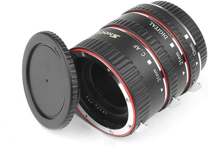 SHOOT AF Auto Focus Macro Extension Tube Set for Canon EOS EF EF-S Lens DSLR Cameras