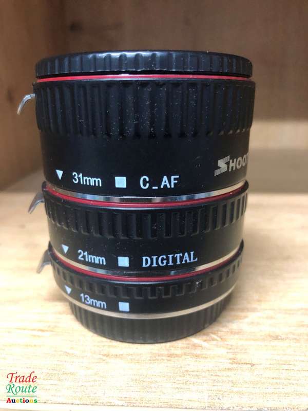 SHOOT AF Auto Focus Macro Extension Tube Set for Canon EOS EF EF-S Lens DSLR Cameras