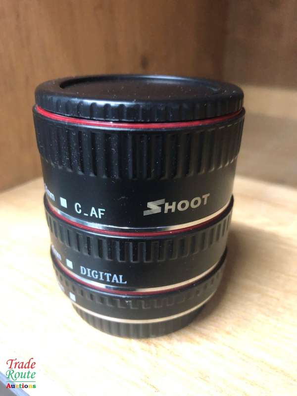 SHOOT AF Auto Focus Macro Extension Tube Set for Canon EOS EF EF-S Lens DSLR Cameras