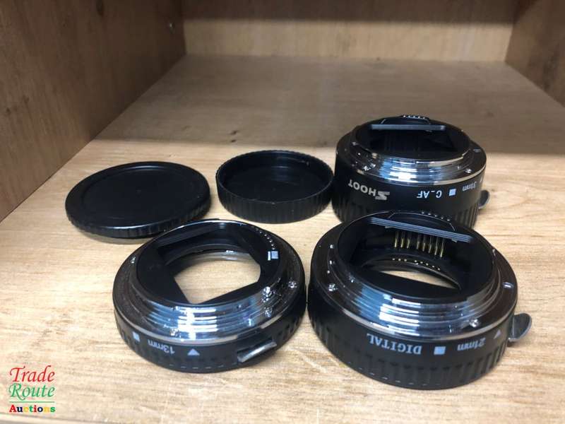 SHOOT AF Auto Focus Macro Extension Tube Set for Canon EOS EF EF-S Lens DSLR Cameras