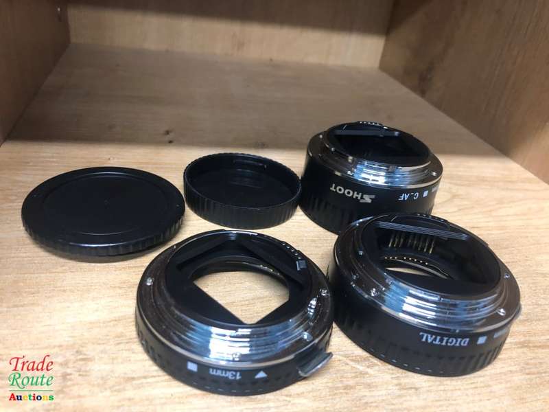 SHOOT AF Auto Focus Macro Extension Tube Set for Canon EOS EF EF-S Lens DSLR Cameras