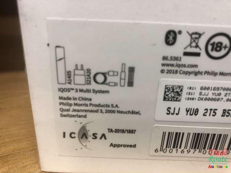 NEW IQOS 3 MULTI  WHITE - TOBACCO HEATING SYSTEM -  sealed in box