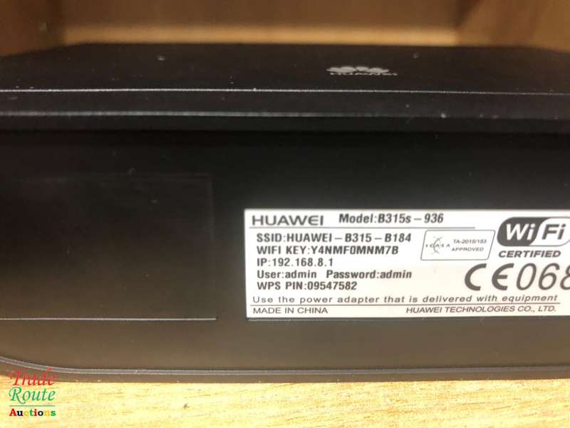 HUAWEI B315 4G LTE Wifi Modem Wireless Router (uses SIM card)
