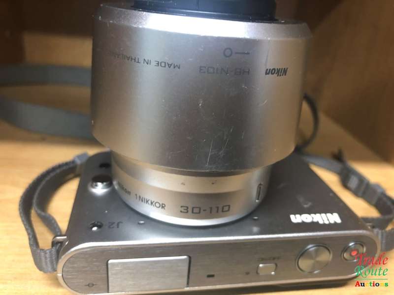 Nikon 1 J2 Mirrorless Digital Camera with 30-110mm Lens (Silver)