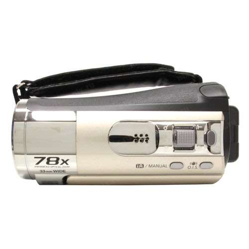 Panasonic SDR-S50 Camcorder SD Card, 78X Enhanced Optical Zoom, Wide Angle Lens- GOLD