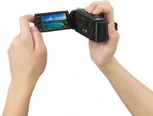SONY DCR-SX21 CAMCORDER, 67X EXTENDED ZOOM - BLACK