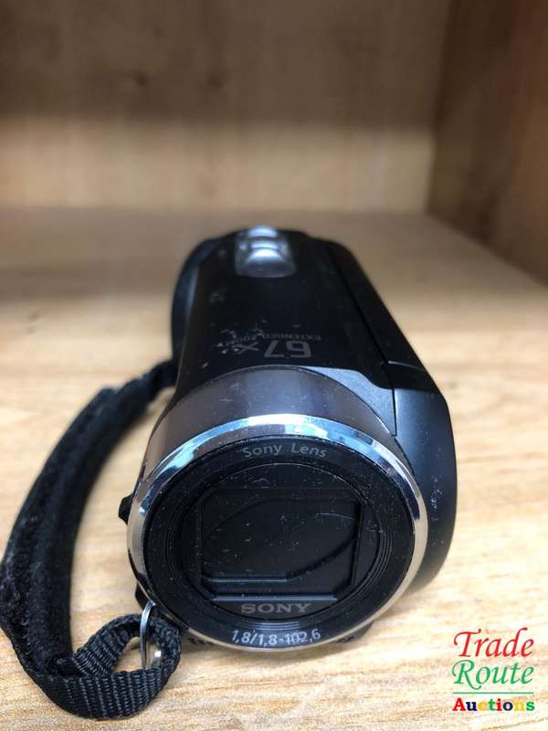 SONY DCR-SX21 CAMCORDER, 67X EXTENDED ZOOM - BLACK