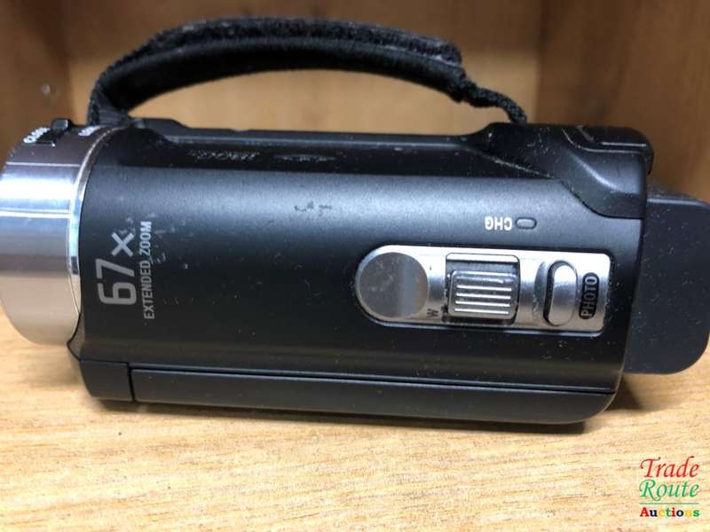 SONY DCR-SX21 CAMCORDER, 67X EXTENDED ZOOM - BLACK