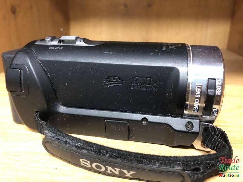 SONY DCR-SX21 CAMCORDER, 67X EXTENDED ZOOM - BLACK