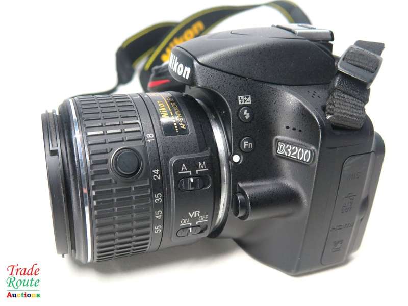 Nikon D3200 24.2 MP CMOS Digital SLR with 18-55mm f/3.5-5.6 AF-S DX NIKKOR Zoom Lens - 24.2 MP