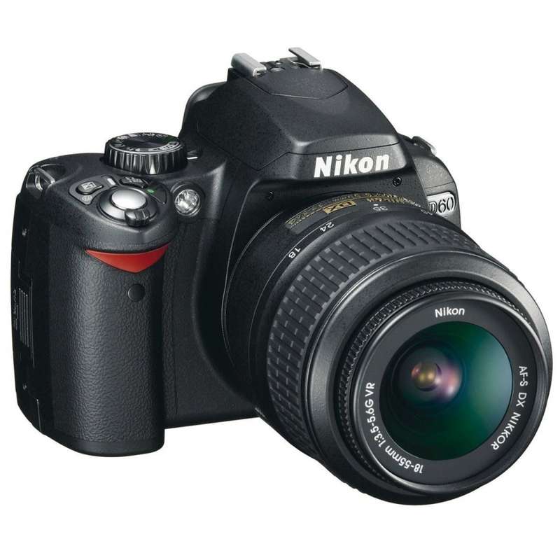 NIKON D60 18-55 II KIT - 10.2 Megapixel Digital SLR Camera BUNDLE