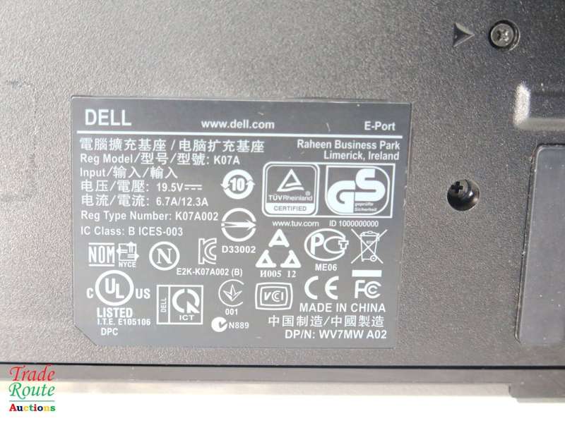 Dell K07A - E-Port Replicator / Docking Station For Latitude E-Series