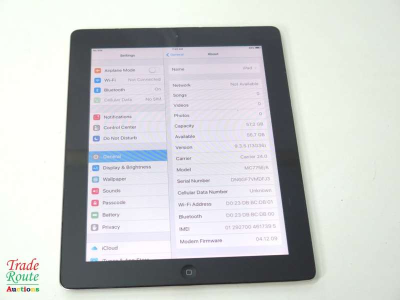 iPad 2 Wi-Fi 64GB Black *** IPAD2 WIFI  3G***