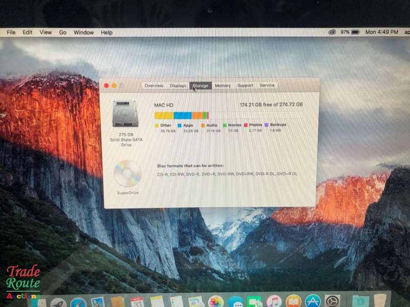 MacBook Pro 13.3-inch | Core 2 DUO 2.4GHz | 4GB RAM | 275GB SSD | Nvidia GeForce Graphics