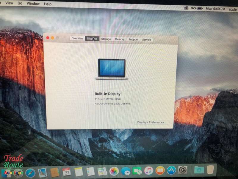 MacBook Pro 13.3-inch | Core 2 DUO 2.4GHz | 4GB RAM | 275GB SSD | Nvidia GeForce Graphics