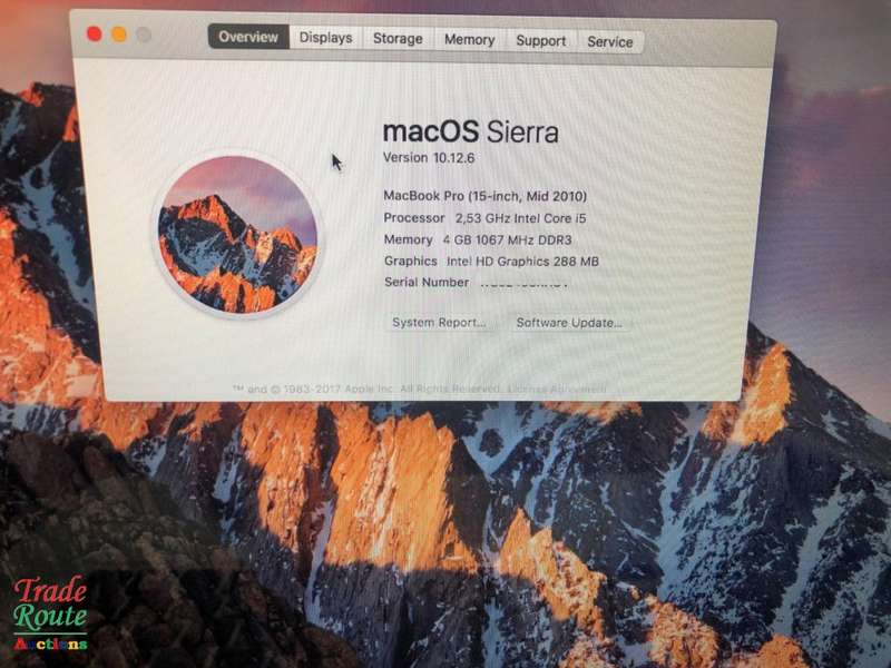 Apple MacBook Pro 15.4-inch | Core i5 2.53GHz | 4GB DDR3  | 500GB HDD *** GENUINE APPLE ***
