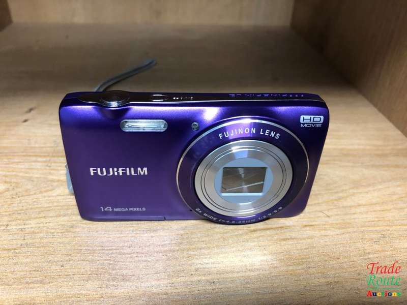 Fujifilm JZ100 14MP Point and Shoot Camera (Purple) with 8X Optical Zoom -  2.7 inch LCD Screen