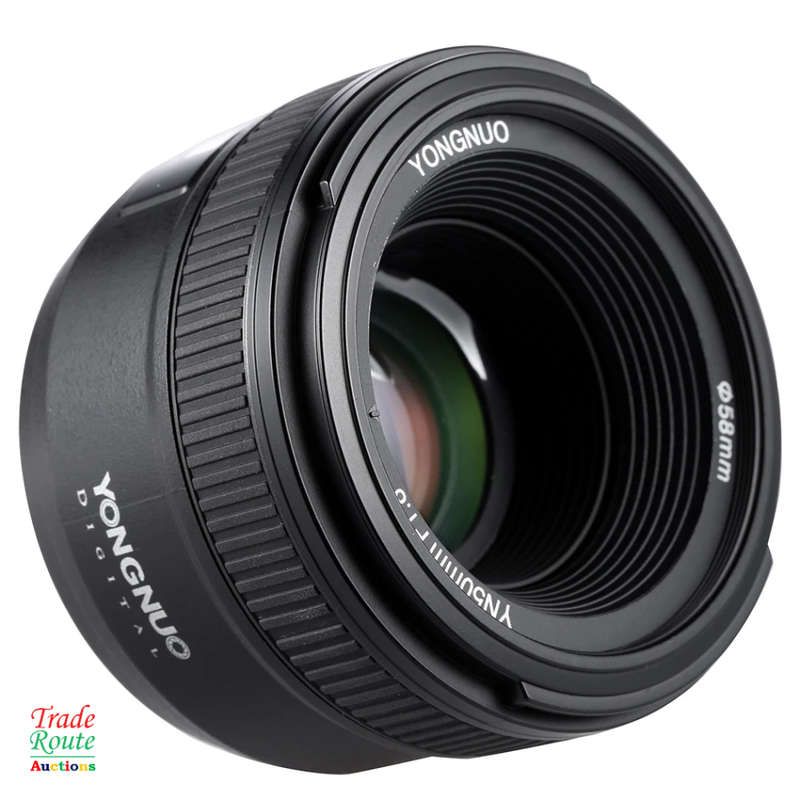 PRIME LENS - Yongnuo YN 50mm f/1.8 50mm Lens for Canon EF - Fits Canon DSLR Cameras