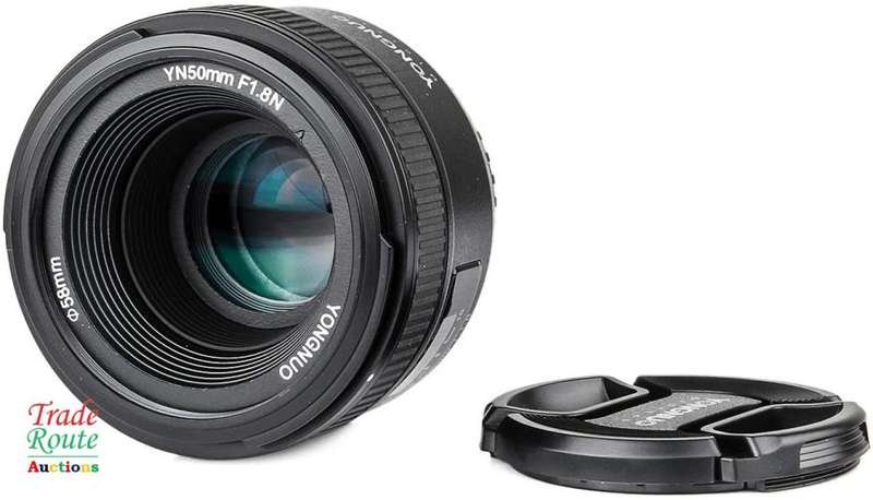 Yongnuo YN 50mm f/1.8 Lens for Nikon F - Fits Nikon DSLR Cameras YN50MM F1.8N [PRIME LENS]
