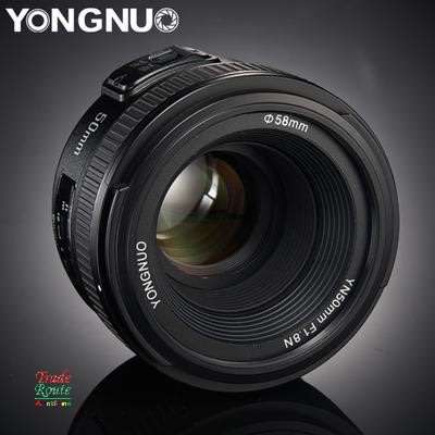 Yongnuo YN 50mm f/1.8 Lens for Nikon F - Fits Nikon DSLR Cameras YN50MM F1.8N [PRIME LENS]