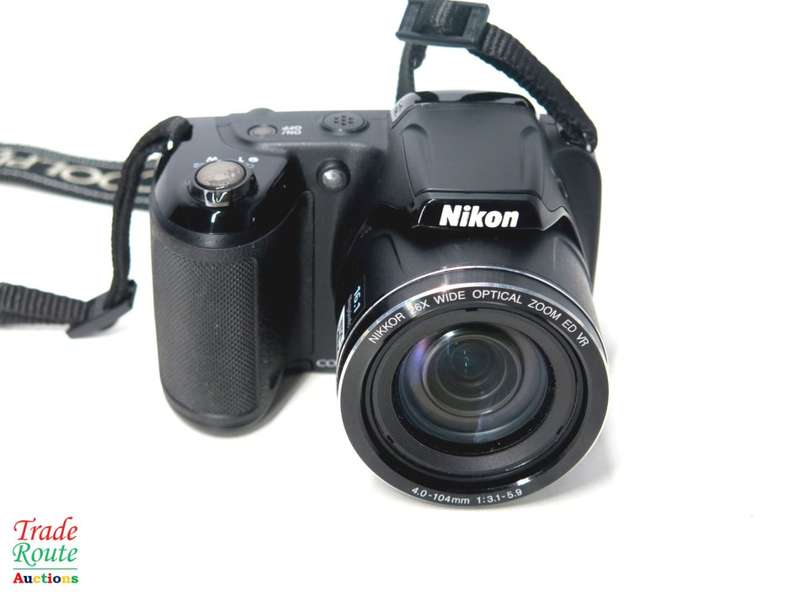 Nikon Coolpix L320 16.1MP Digital Camera with 26x Optical Zoom [ BLACK ] 720p HD Video