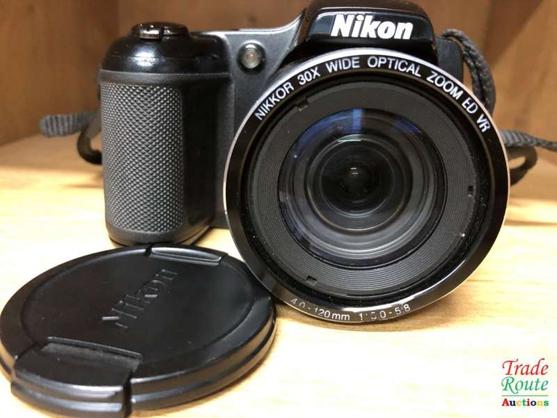 Nikon COOLPIX L820 16 MP CMOS Digital Camera with 30x Zoom Lens and Full HD 1080p Video (Black) 30X