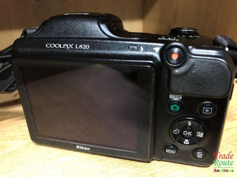 Nikon COOLPIX L820 16 MP CMOS Digital Camera with 30x Zoom Lens and Full HD 1080p Video (Black) 30X