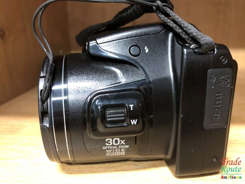 Nikon COOLPIX L820 16 MP CMOS Digital Camera with 30x Zoom Lens and Full HD 1080p Video (Black) 30X