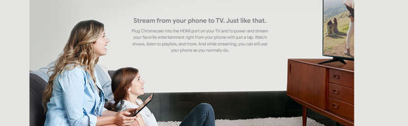 Google Chromecast (3rd Generation) - Charcoal - Boxed