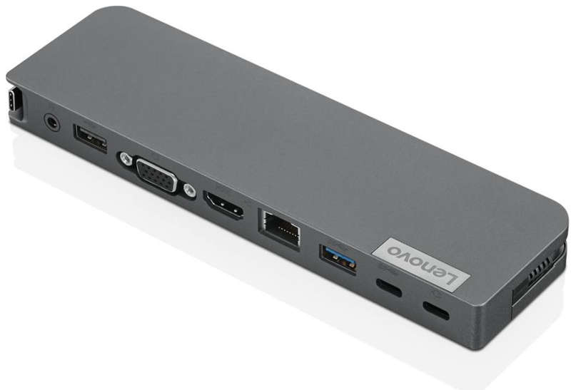 Lenovo USB-C Mini Dock with 65w AC Adapter - HDMI and VGA [ 40AU0065SA ]