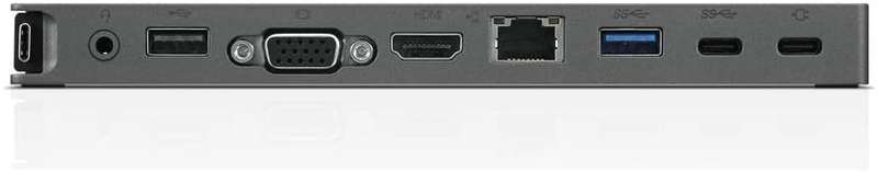 Lenovo USB-C Mini Dock with 65w AC Adapter - HDMI and VGA [ 40AU0065SA ]