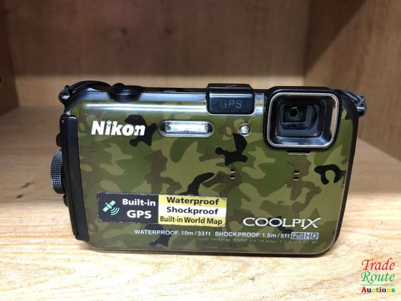 Nikon COOLPIX AW100 16 MP CMOS Waterproof Digital Camera with GPS and Full HD 1080p Video