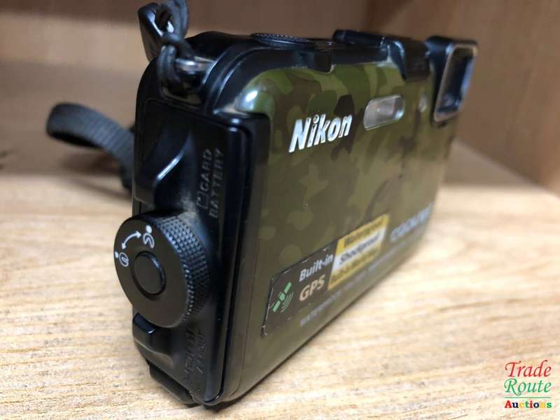 Nikon COOLPIX AW100 16 MP CMOS Waterproof Digital Camera with GPS and Full HD 1080p Video