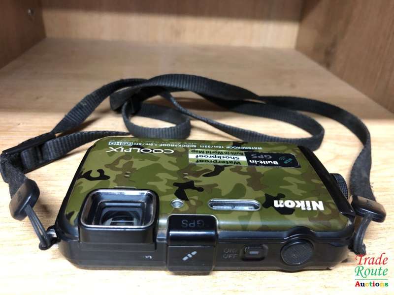 Nikon COOLPIX AW100 16 MP CMOS Waterproof Digital Camera with GPS and Full HD 1080p Video