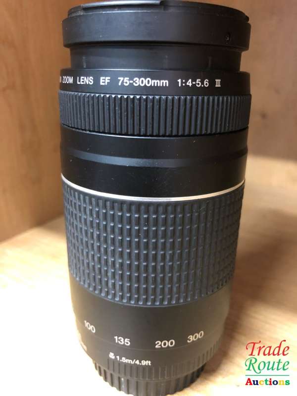 CANON EF 75-300MM ZOOM LENS