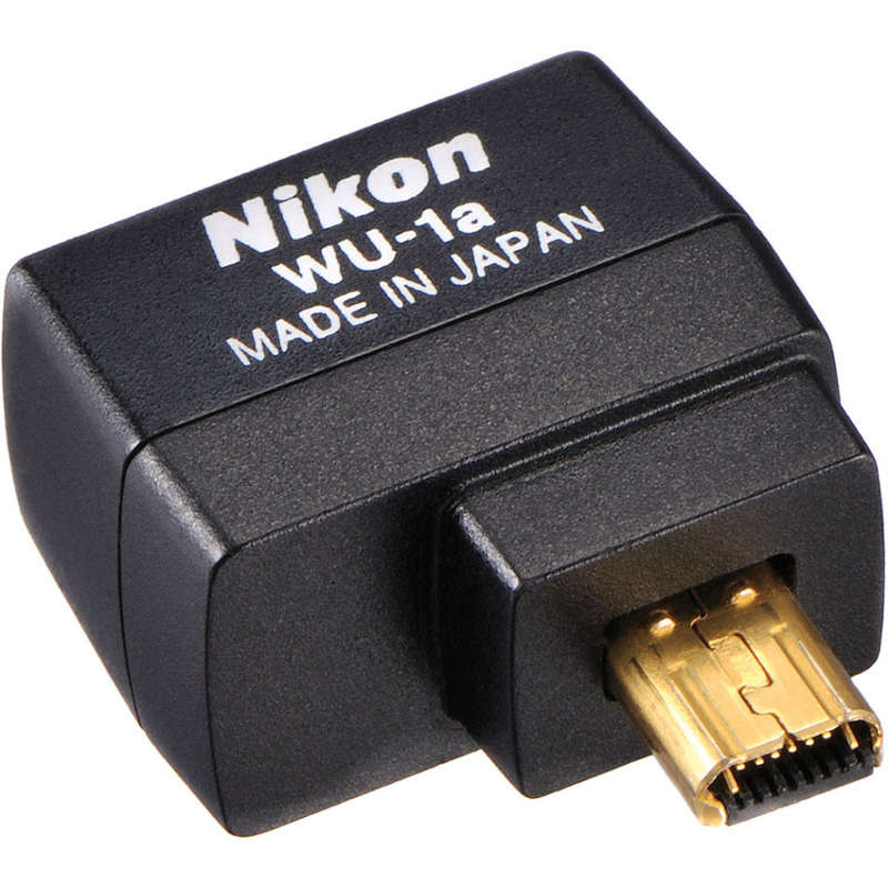 Nikon Genuine WU-1A Wireless Mobile Adapter - Works with D7100, D3300, D5200, D3200