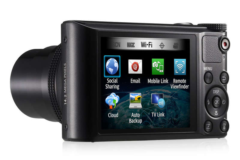 Samsung WB150F Digital Camera - (14 MP, 18x Optical Zoom) 3 inch LCD Screen