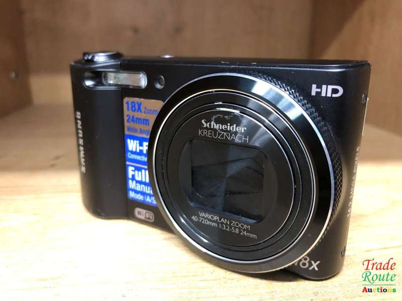 Samsung WB150F Digital Camera - Black (14 MP, 18x Optical Zoom) 3 inch LCD Screen